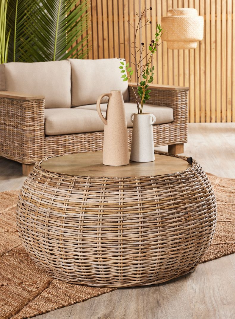 Mesa Madera Ratán-0