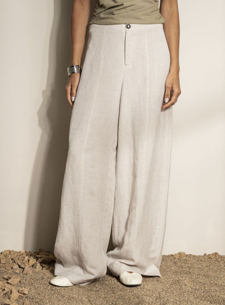 Pantalón Tiro Medio Baggy Carino Arena