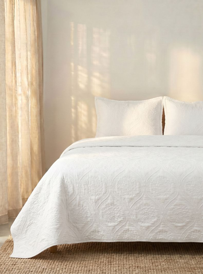 Quilt King Unicolor White
