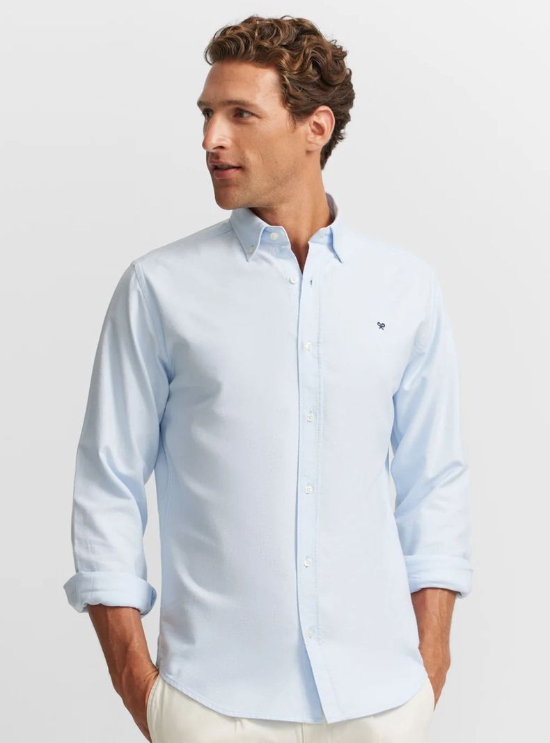 Camisa Algodón Manga Larga