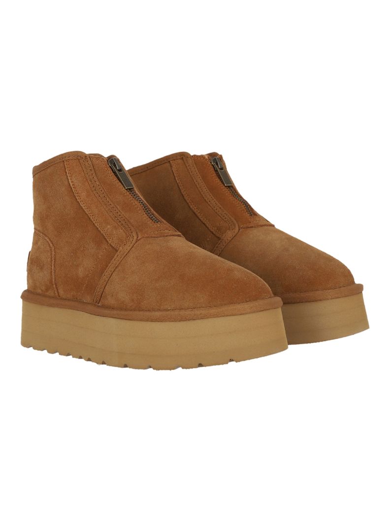 Bota Platform Cuero Zip Leather Mujer-1