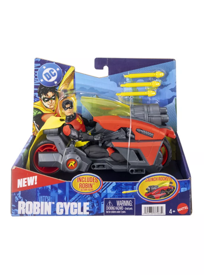 Figura de Acción Robin 6'' y Vehículo
