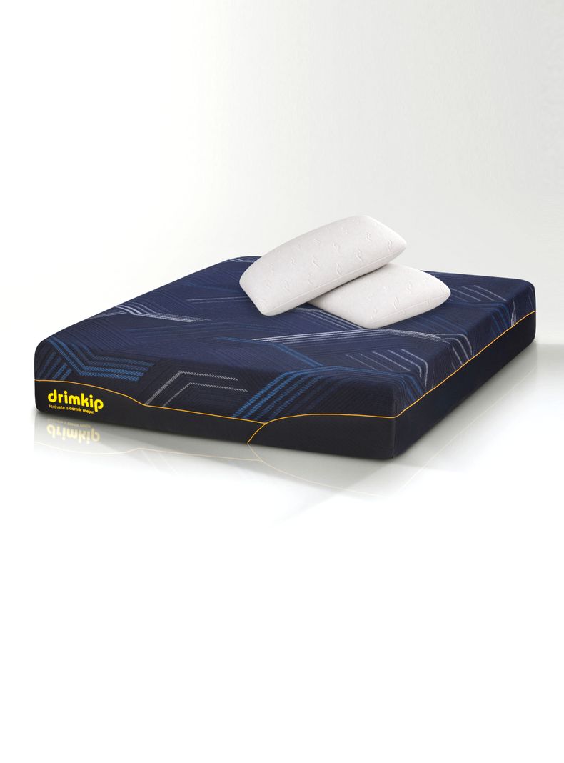 Colchón Híbrido Ultra 2 Plazas Plus + Pack Almohada Viscoelástica