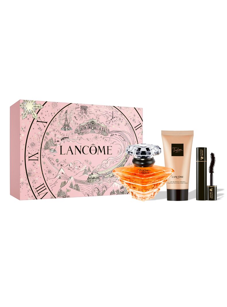 Set de Perfume Trésor L’eau de Parfum Mujer 30 ml + Body Lotion 50 ml + Hypnose Drama 2 ml