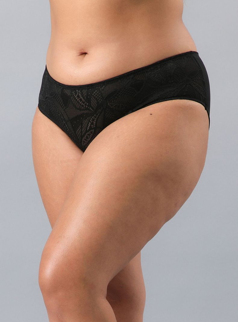Pantaleta Encaje Negro S