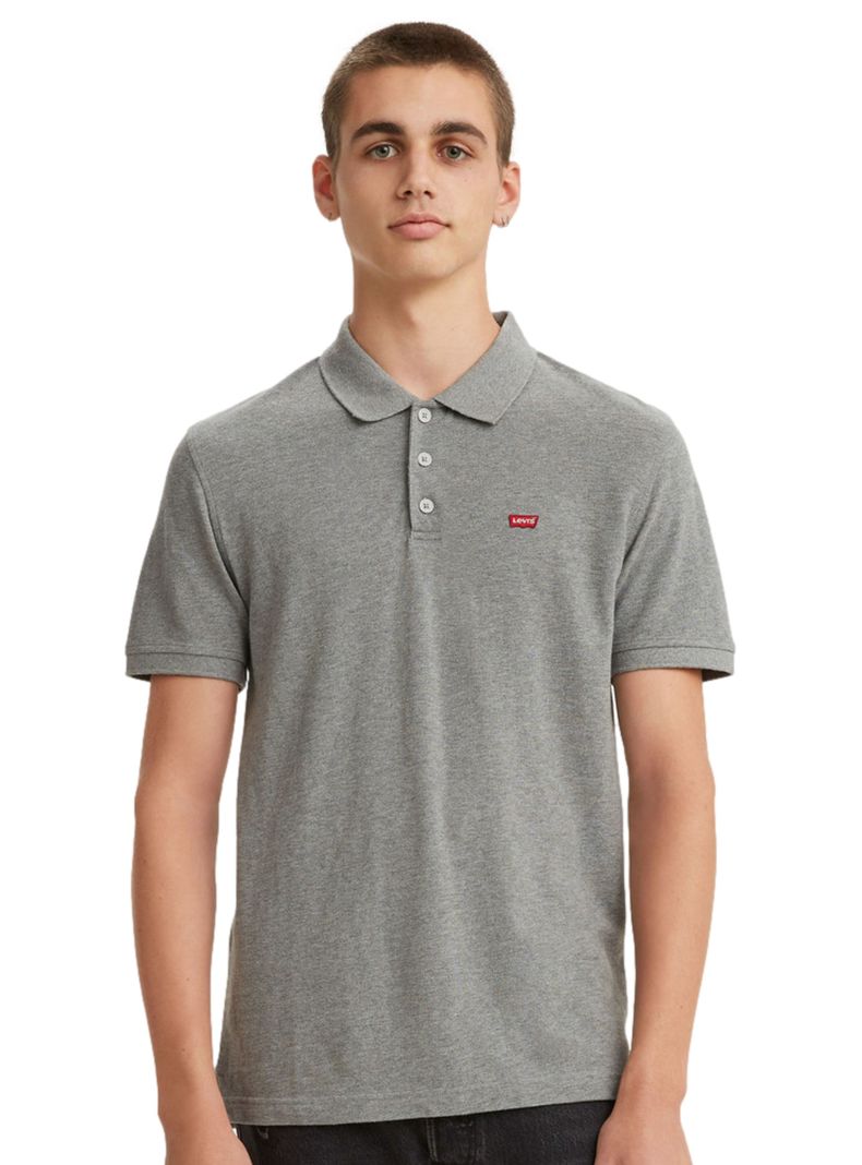 Polera Manga Corte Cuello Polo