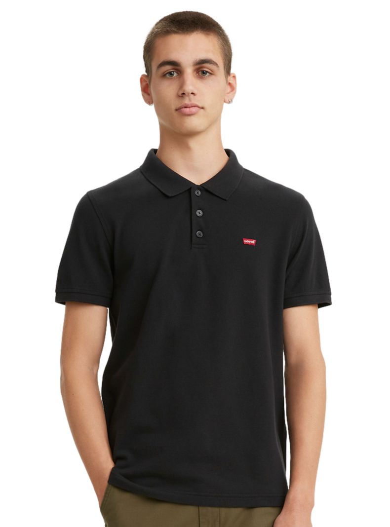 Polera Cuello Polo Manga Corta Lisa