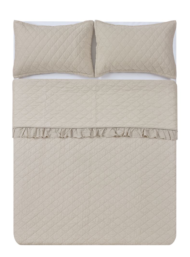 Quilt Rhombus Lino Super King-3