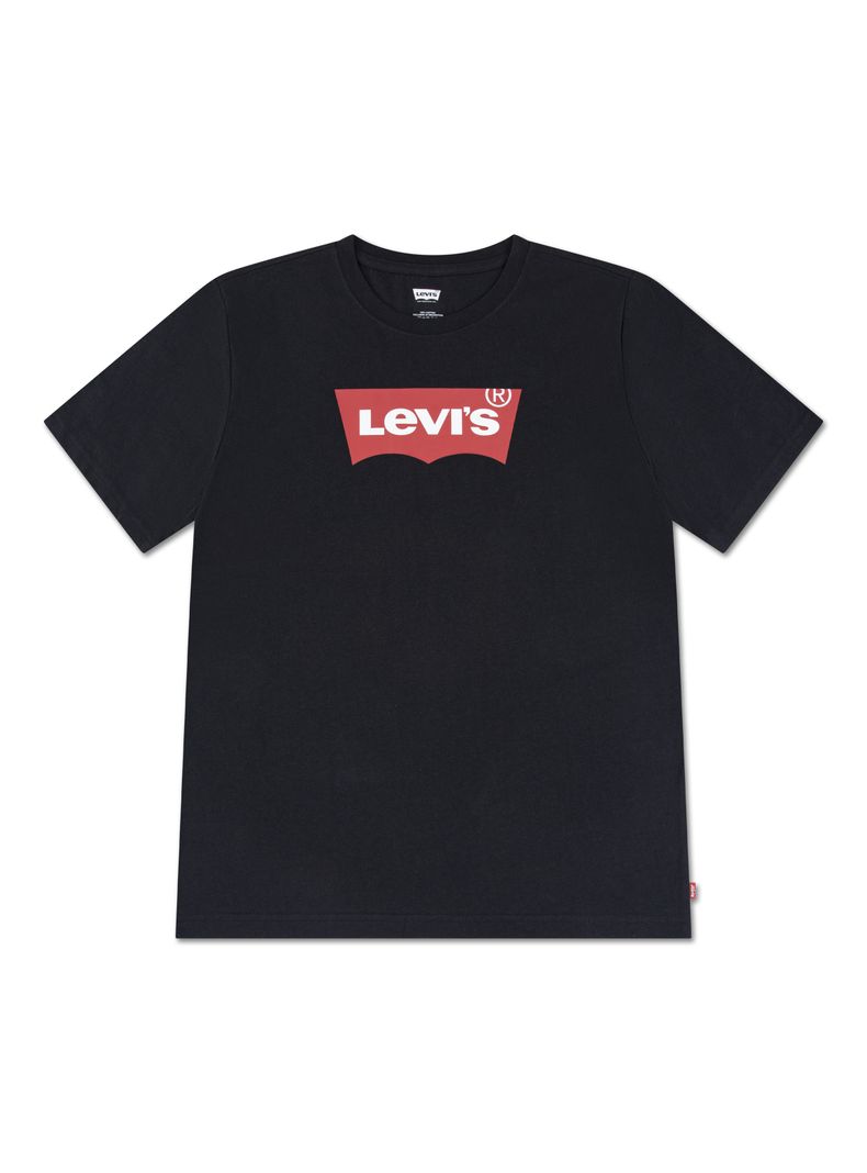 Polera Manga Corta Logo Central Batwing Niño