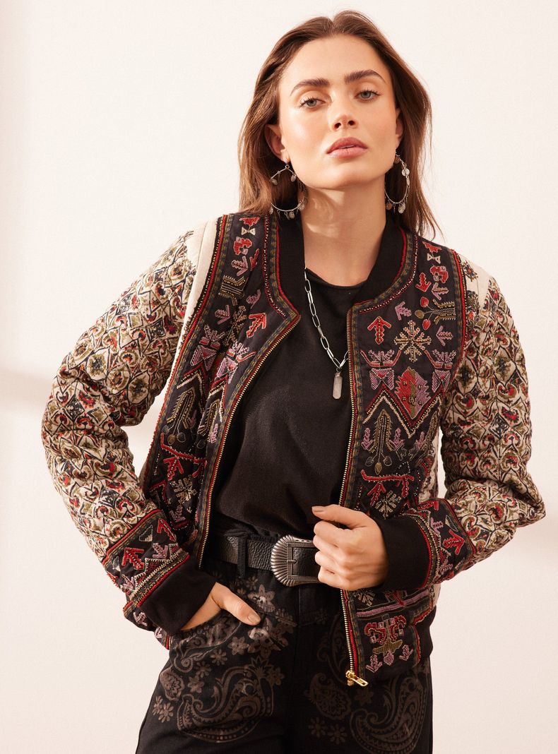 Chaqueta Bordados y Estampado
