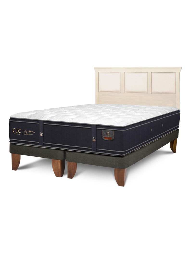 Cama Europea King BD + Respaldo Torino Alpino