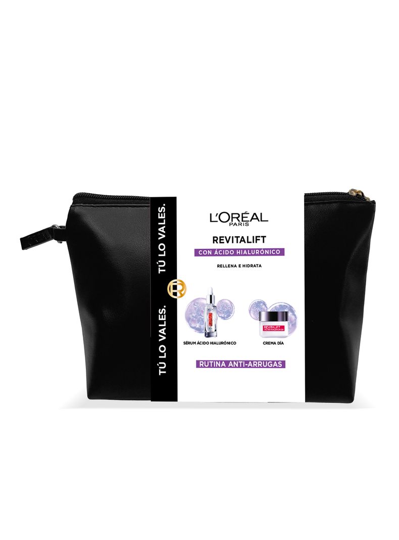 Serum AH + Crema Día AH + Cosmetiquero