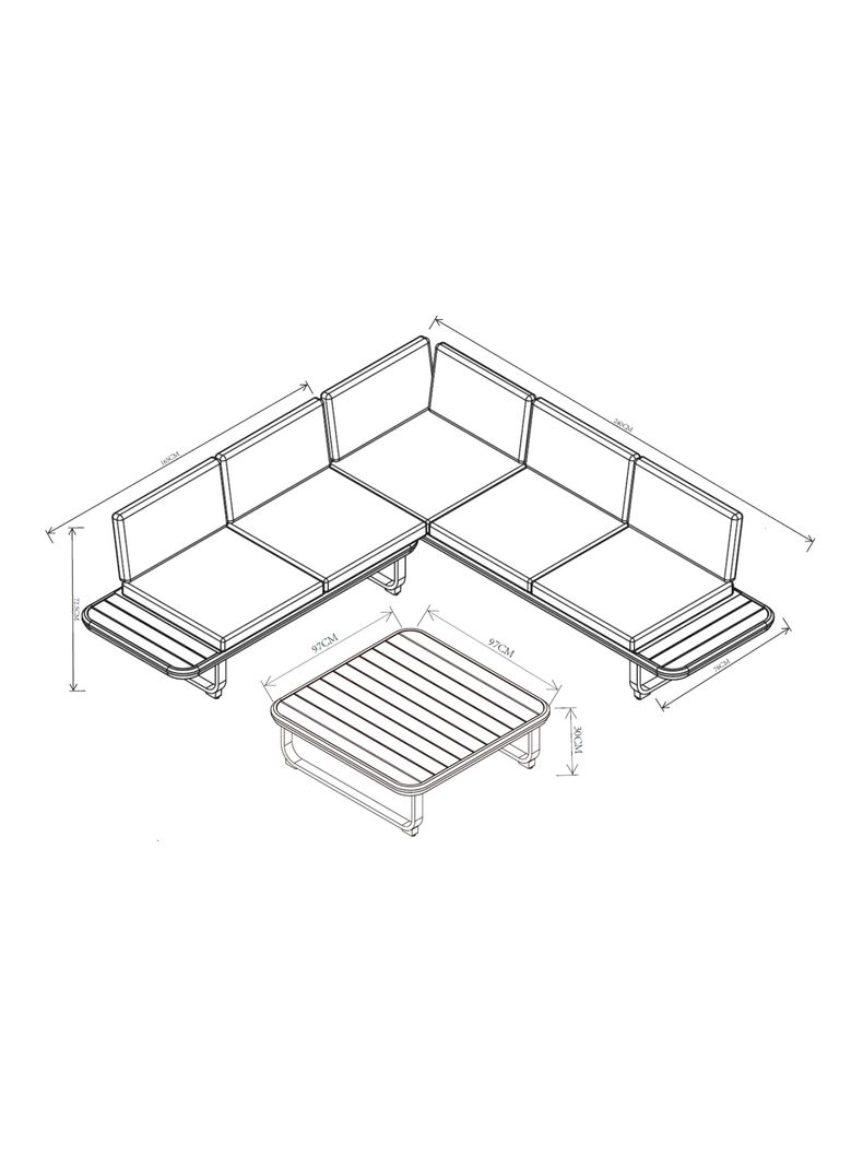 Juego de Living Terraza Australia-2