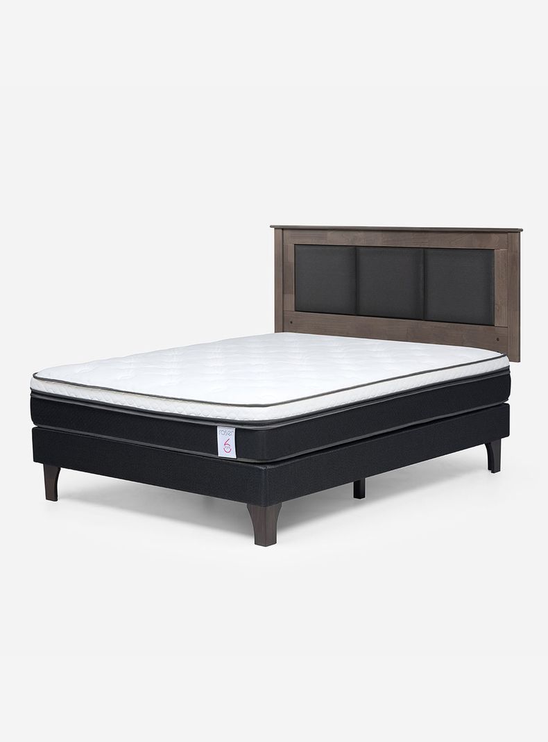 Camas Europeas New Style 6 2 Plazas Respaldo