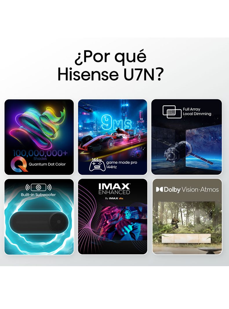 QLED Smart TV 100" 4K UHD 100U7N-9