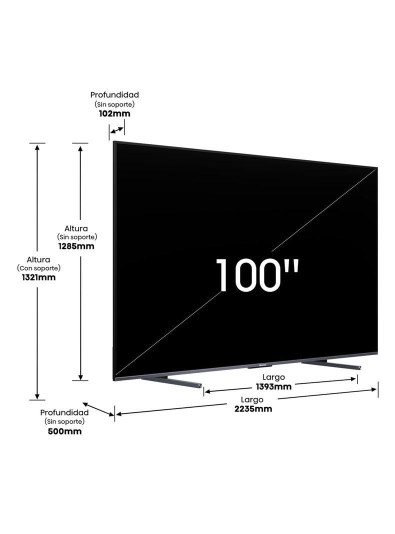 QLED Smart TV 100" 4K UHD 100U7N-1