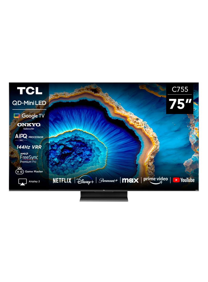 QLED Mini LED Smart TV 75" 4K 75C755 Google TV-0