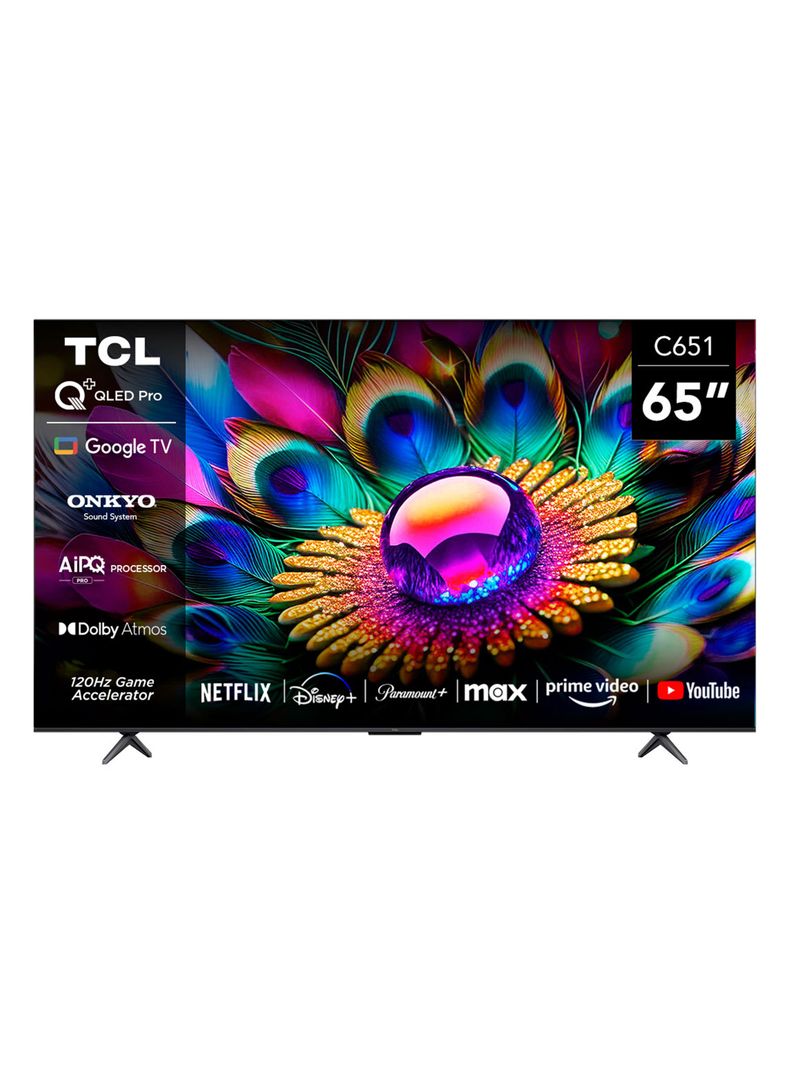QLED Smart TV 65" 4K 65C651 Google TV-0