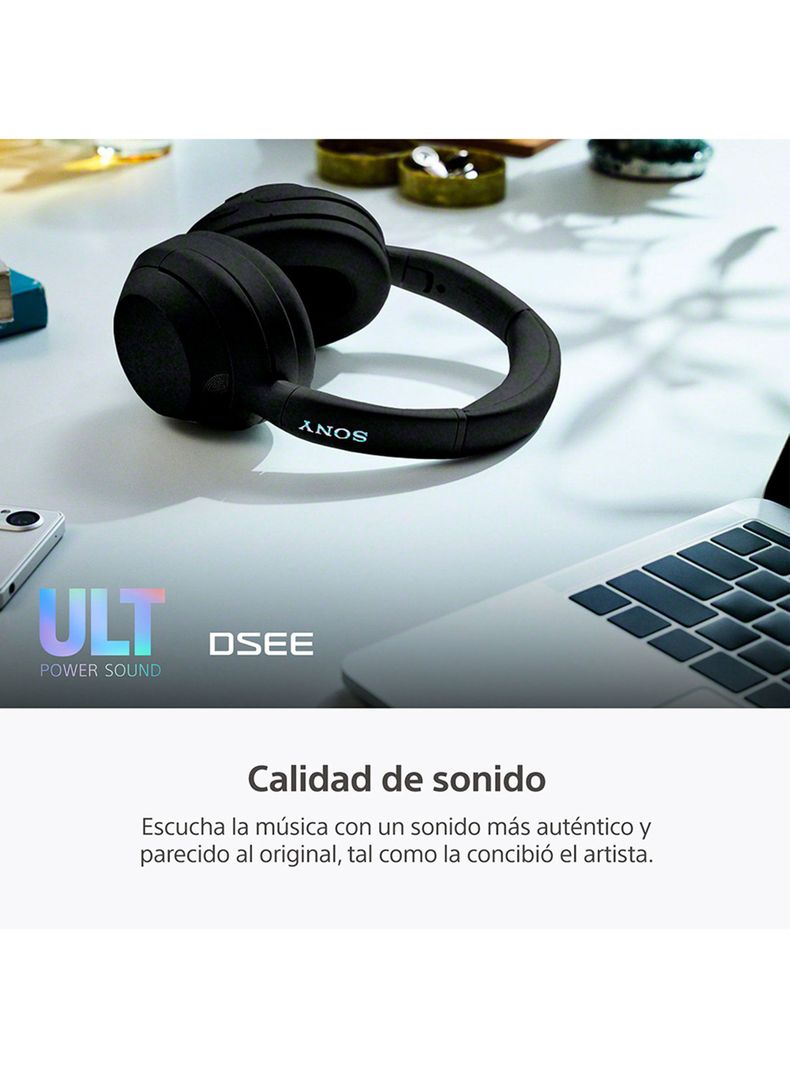 Audífonos Bluetooth Noise Cancelling WH-ULT900N Negro Sony | Paris.cl