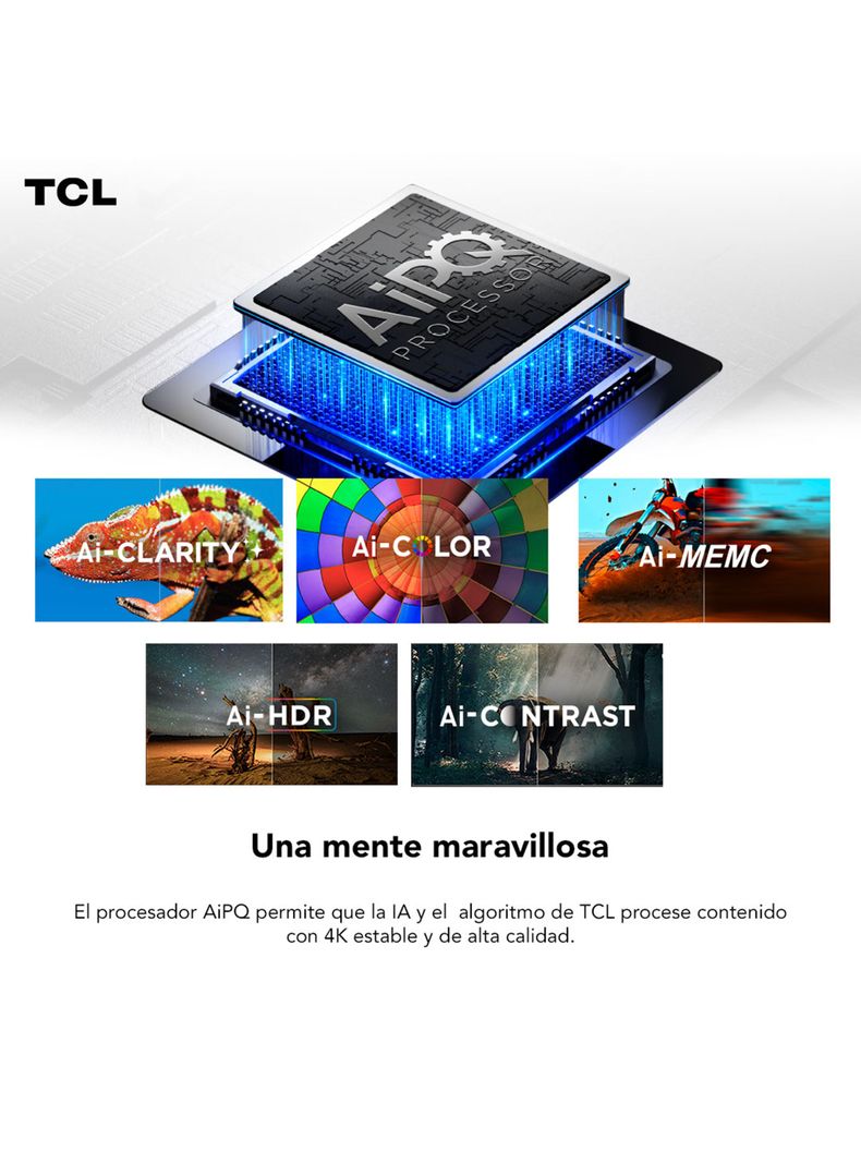 LED Smart TV 50" UHD 4K 50P755 Google TV-3