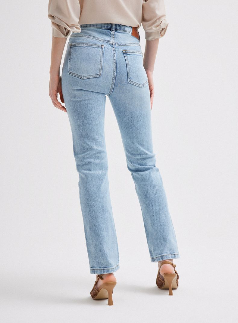 Jeans Rectos Tiro Medio-1