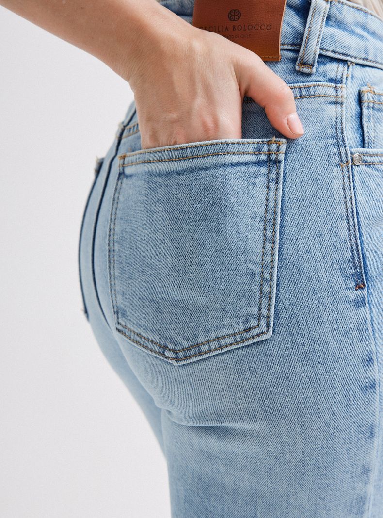 Jeans Rectos Tiro Medio-3