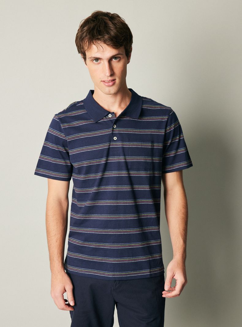 Polera Jersey Multicolor Raya-0