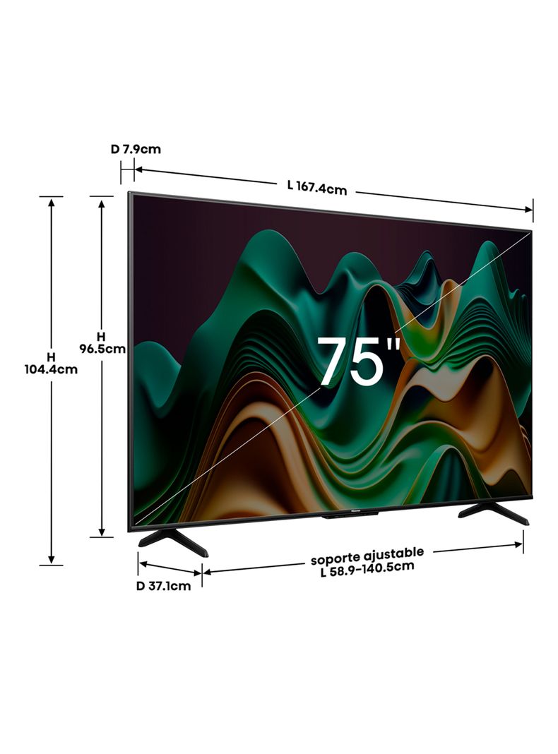 QLED Smart TV 75" 4K UHD 75U6N-1