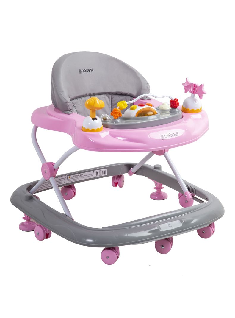 Andador Musical Airbus Rosa Bebesit-0