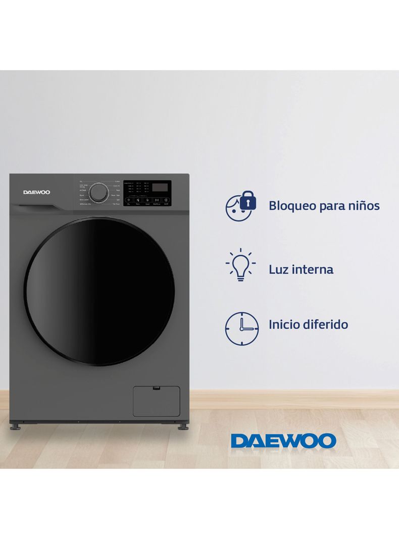 Lavadora-Secadora Frontal 10/7 Kg DOWDS10S24CL Inverter-3