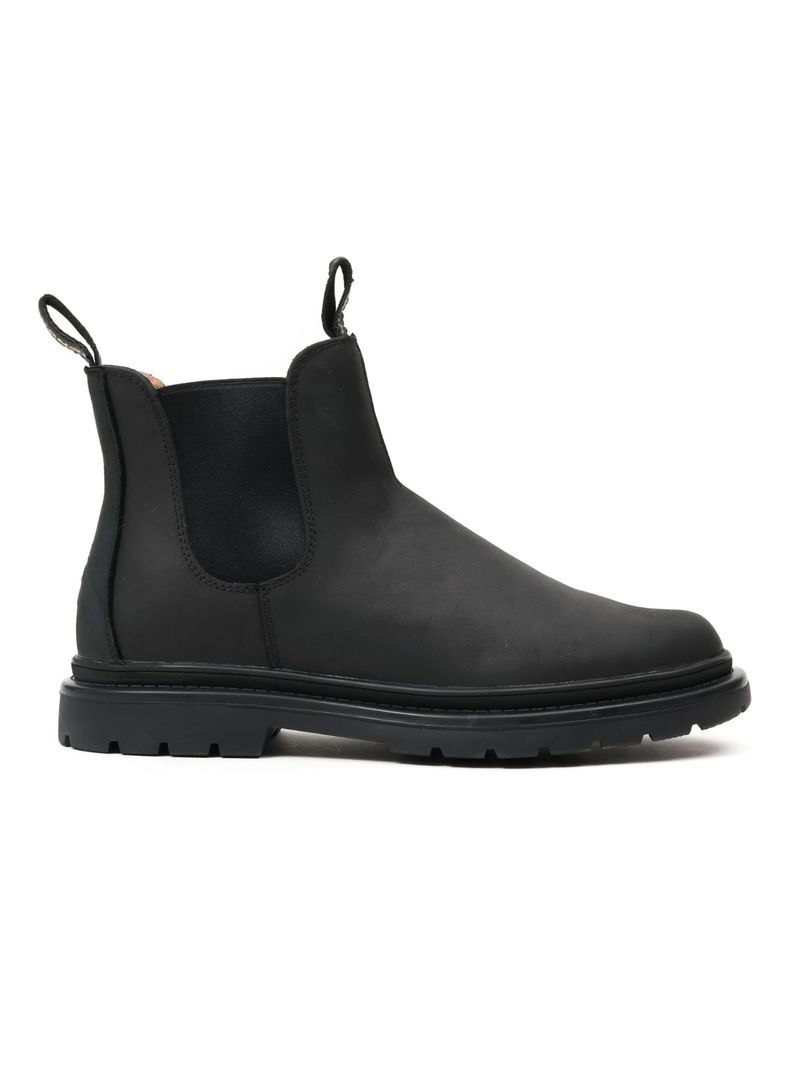 Botin Hombre Chelsea Original 2 Cuero Negro 40