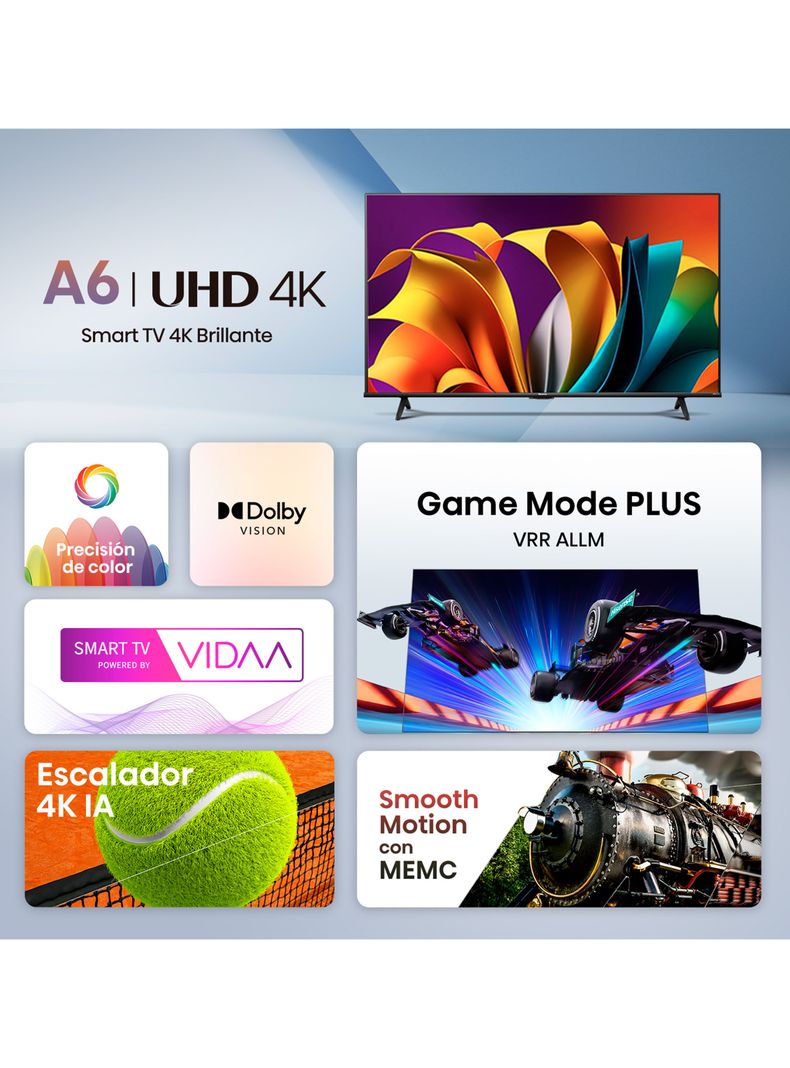 LED Smart TV 50" 4K UHD 50A6N-5