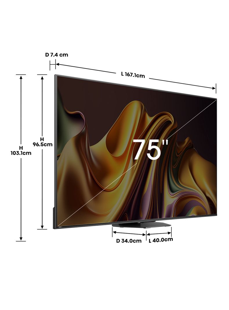 Mini LED Smart TV 75" 4K UHD 144 Hz 75U8N-1