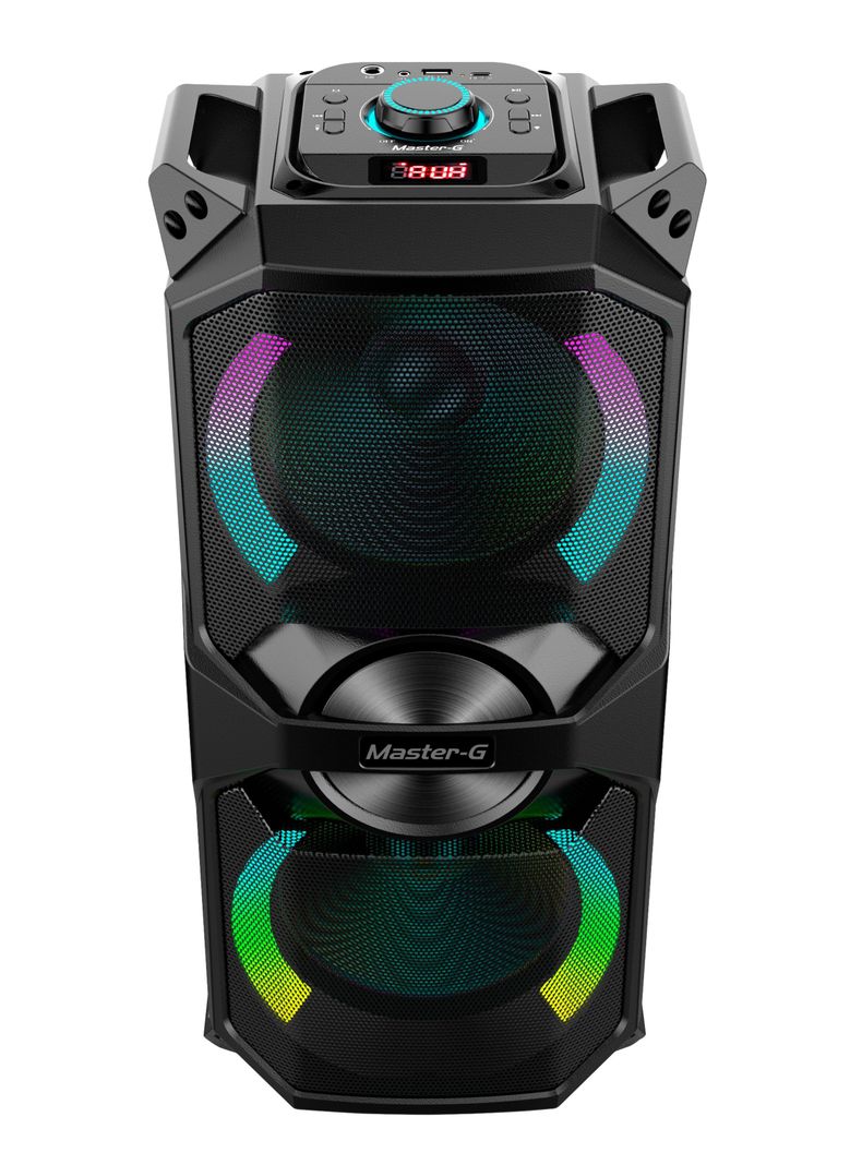 Parlante Karaoke Bluetooth 6000W MGLUXOR Negro