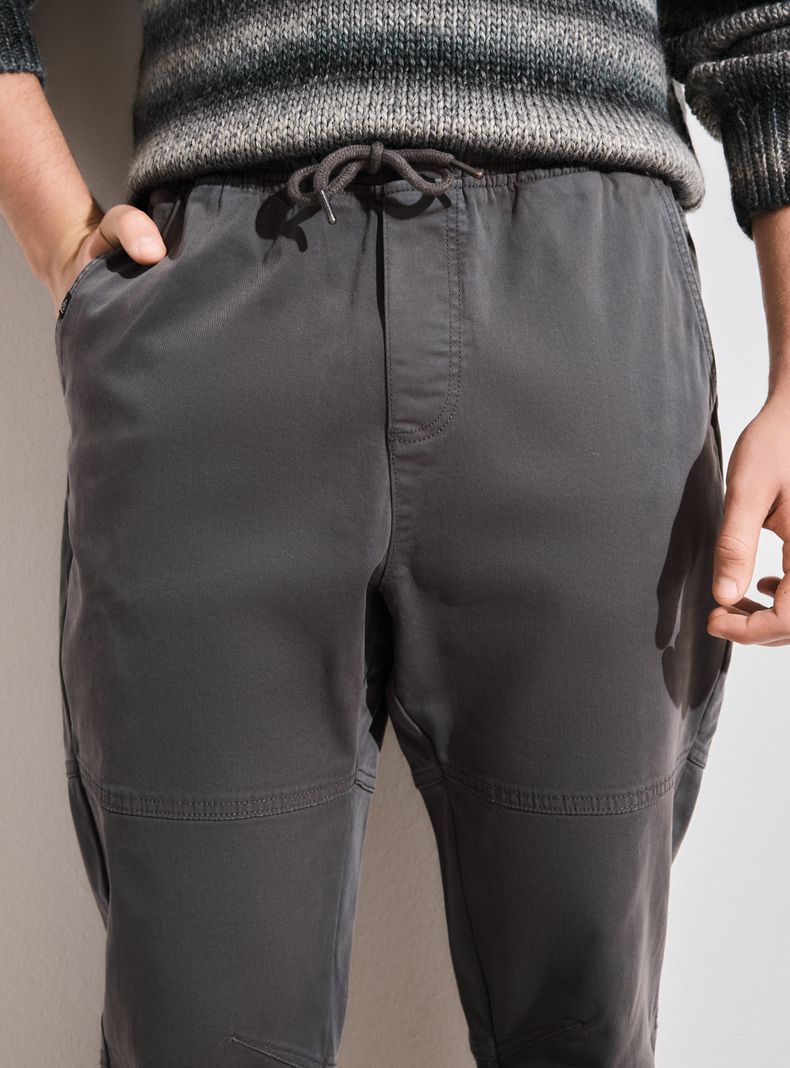 Pantalón Jogger con Puños-2