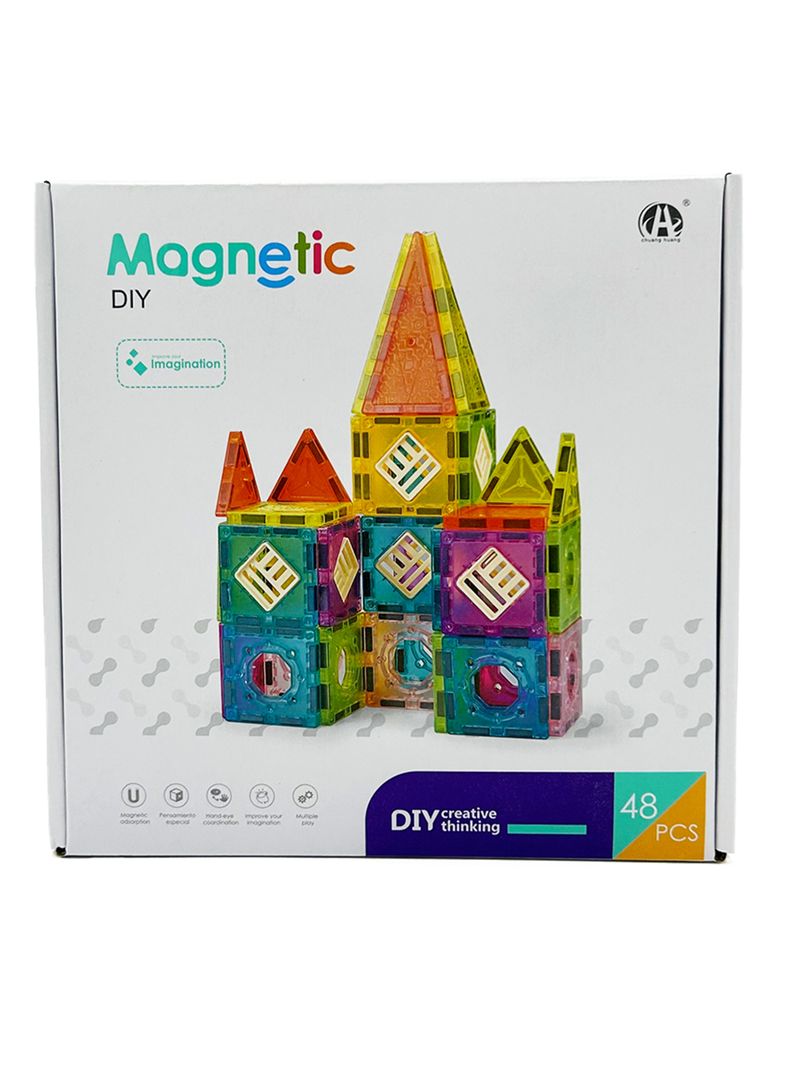Bloques Magnéticos para Construir 48 Piezas