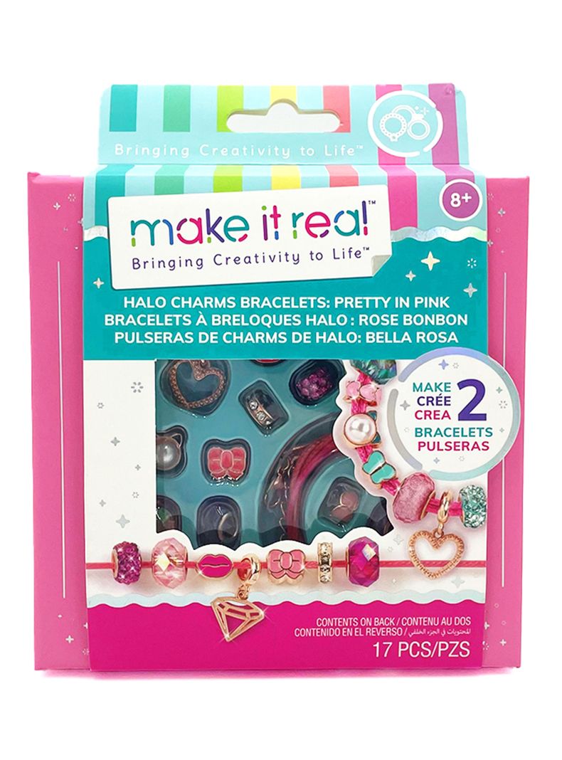 Accesorios Manualidades Set para Hacer Pulseras Halo Charms