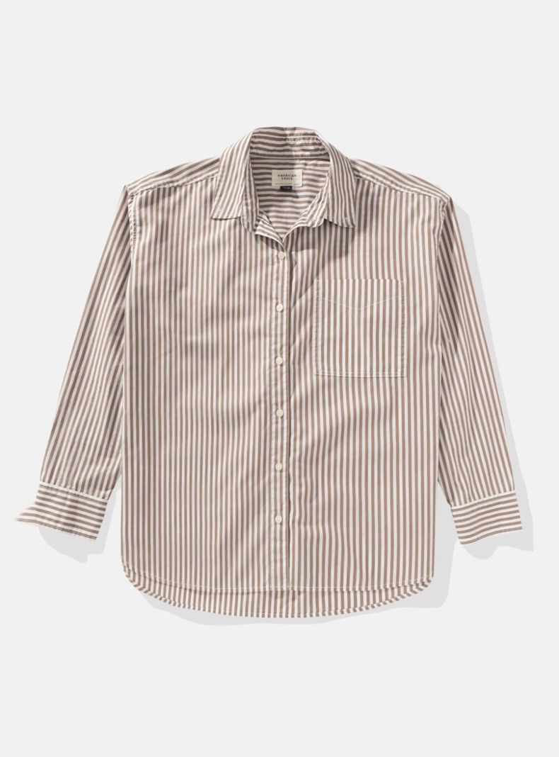 Camisa Ae Manga Larga Líneas-2