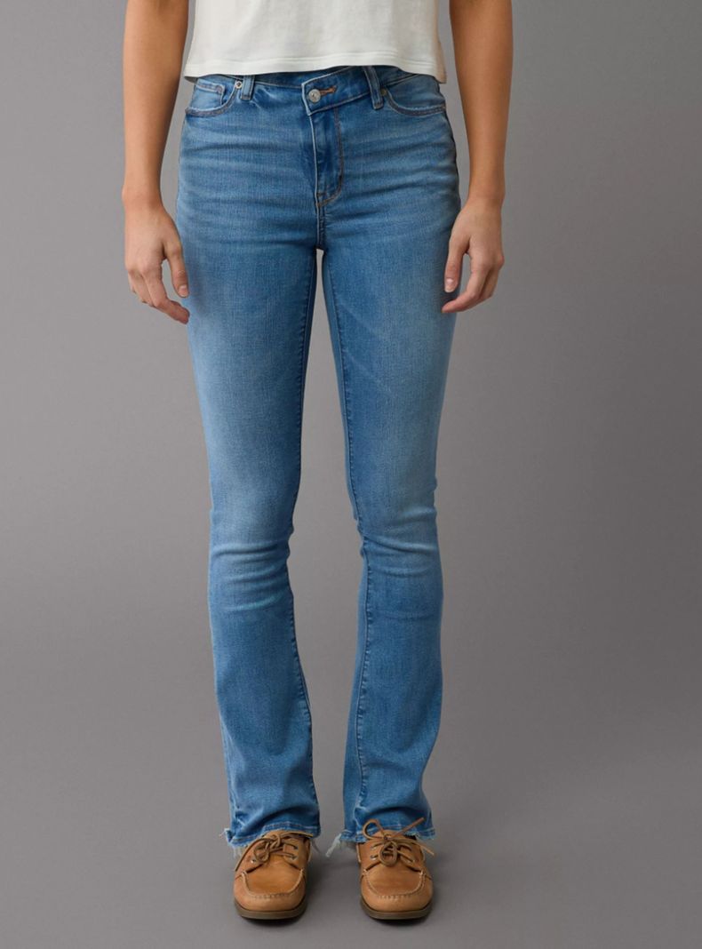 Jeans AE NexT Level Skinny Kick Cintura Alta
