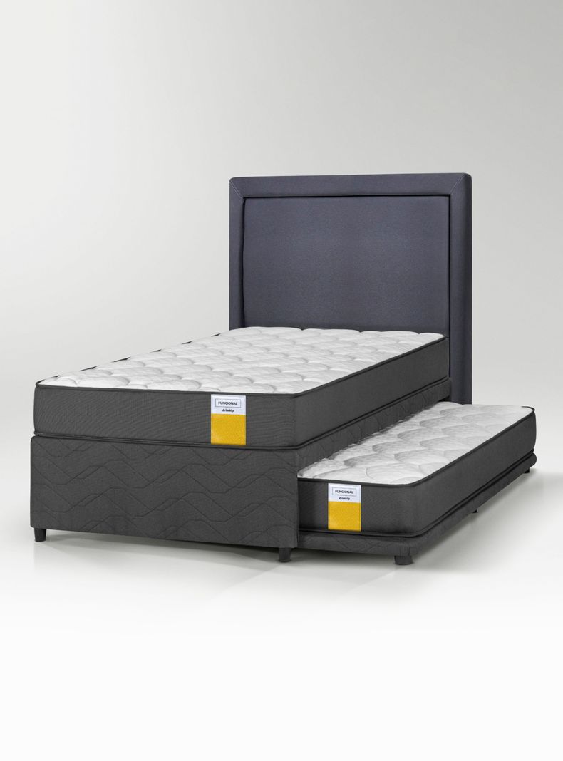 Cama Nido Funcional 1 Plaza + Respaldo