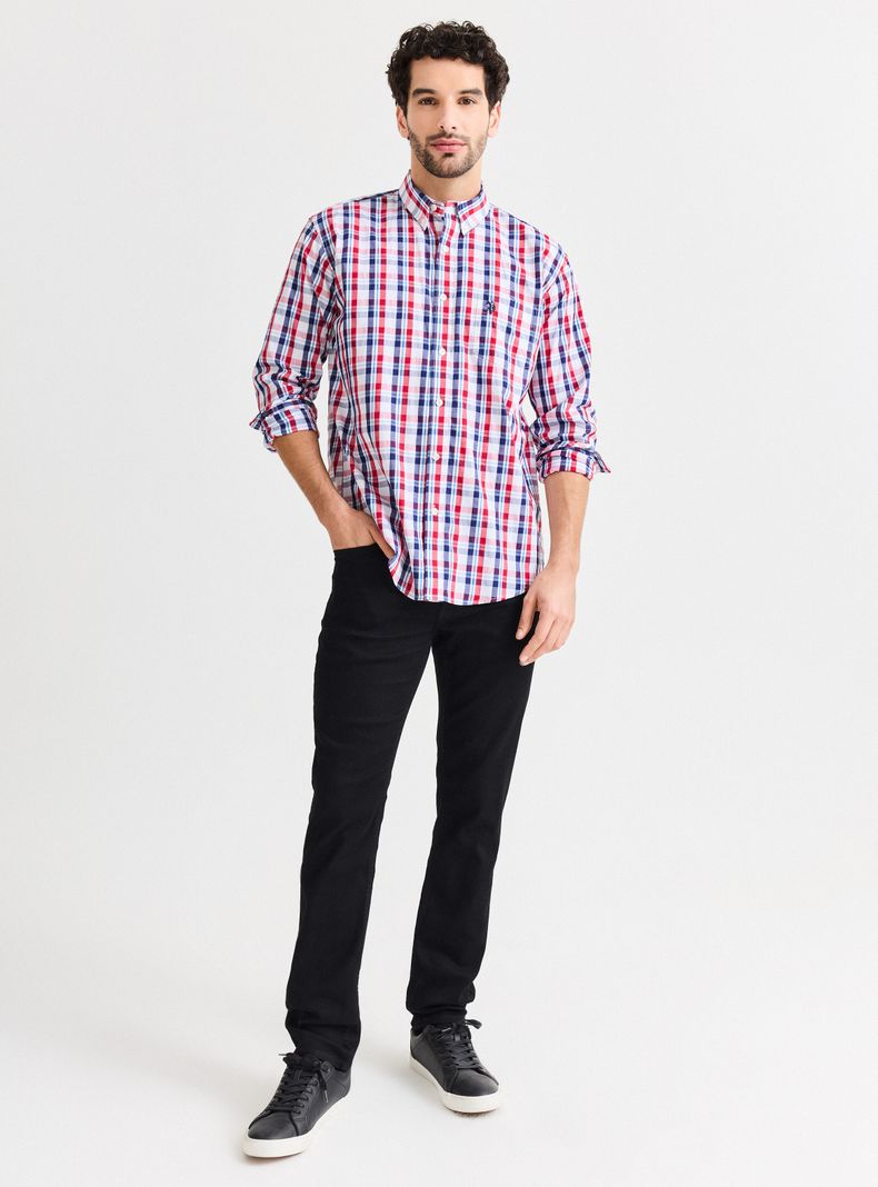 Camisa Checks Poplin-4