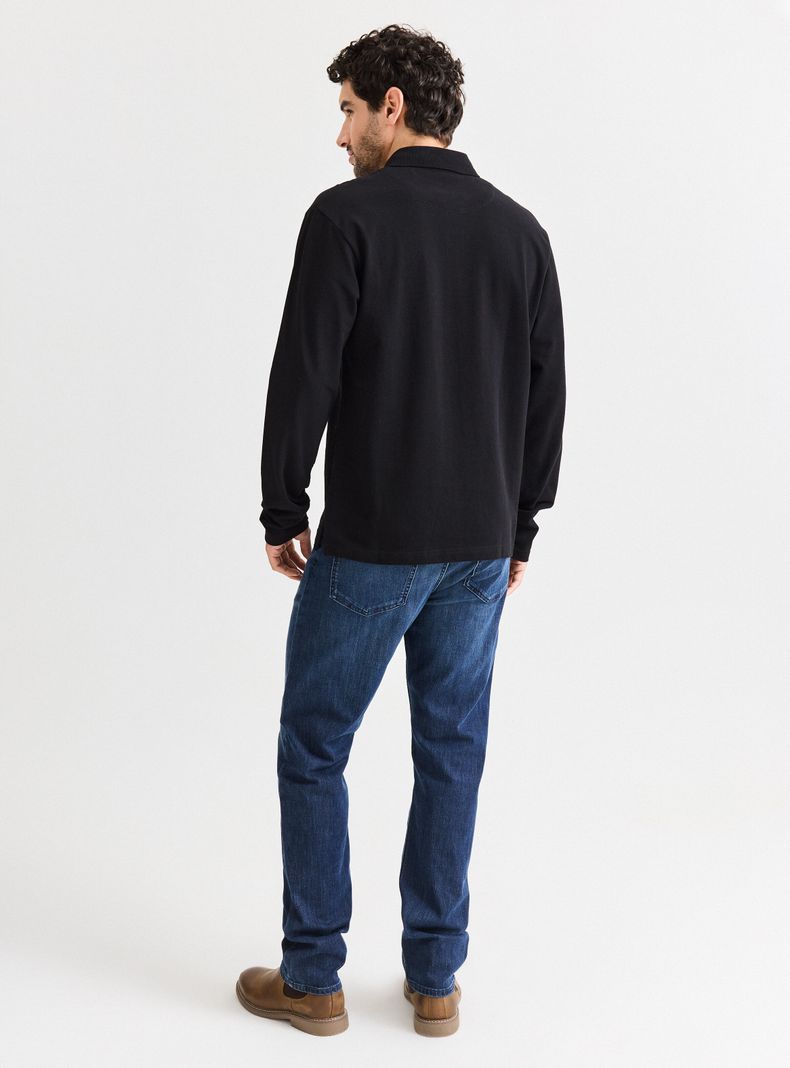 Polera Manga Larga Piqué Us Polo-5