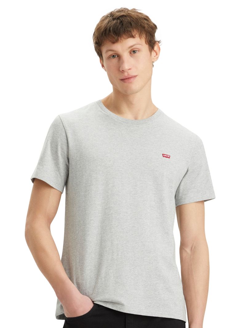Polera Logo Manga Corta Lisa Casual