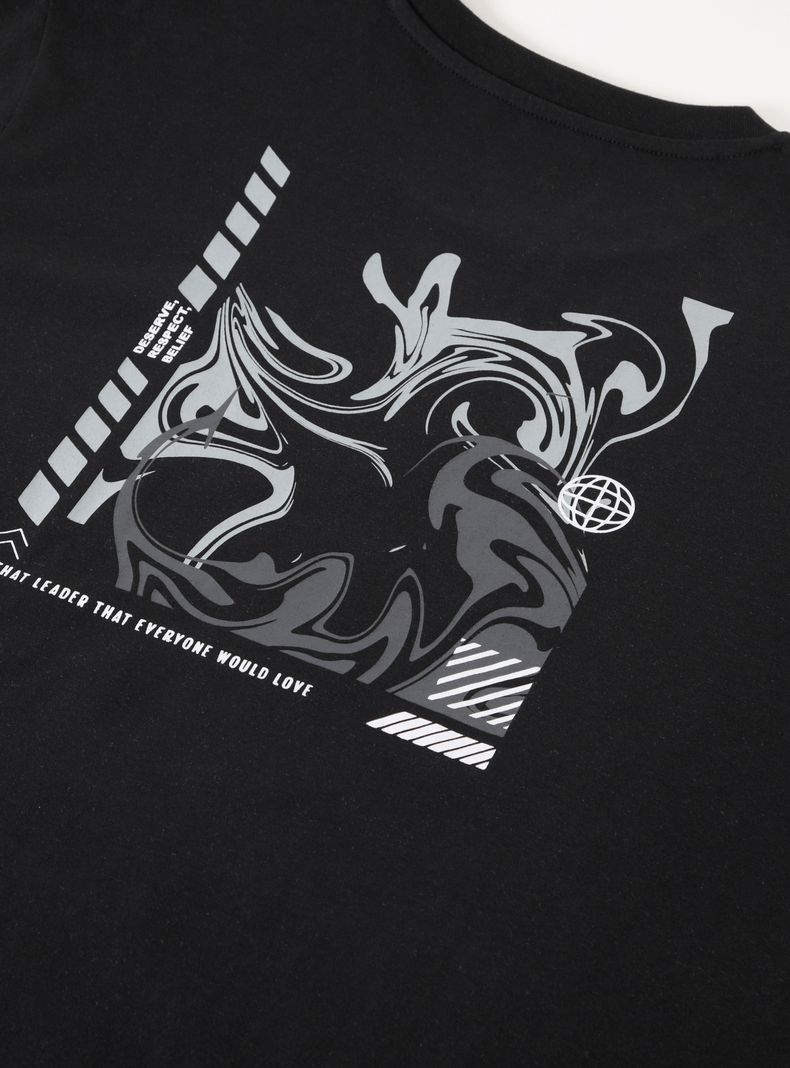 Polera Regular Fit Print Liquid-2
