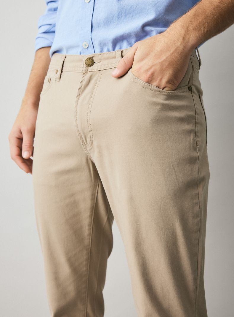 Pantalón 5 Pocket Básico Slim Fit-2