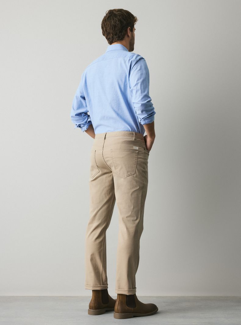 Pantalón 5 Pocket Básico Slim Fit-5