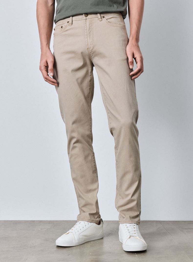 Pantalón 5 Pocket Básico Tailored Fit