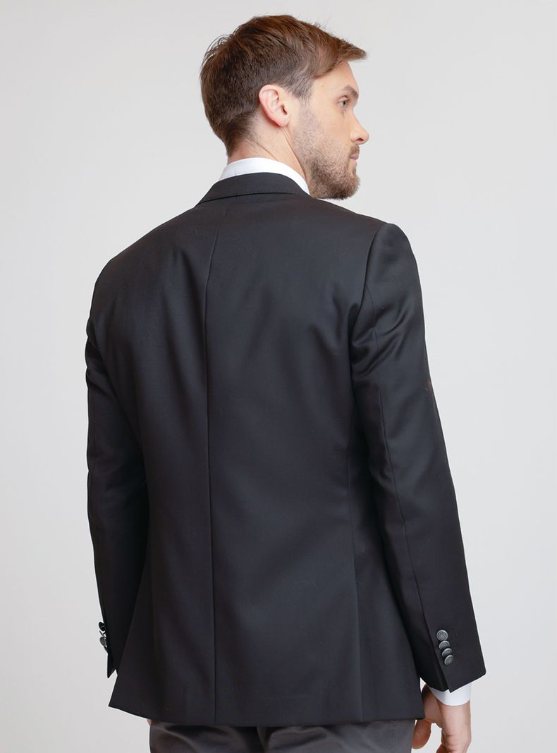 Chaqueta Mix & Color Negro-1