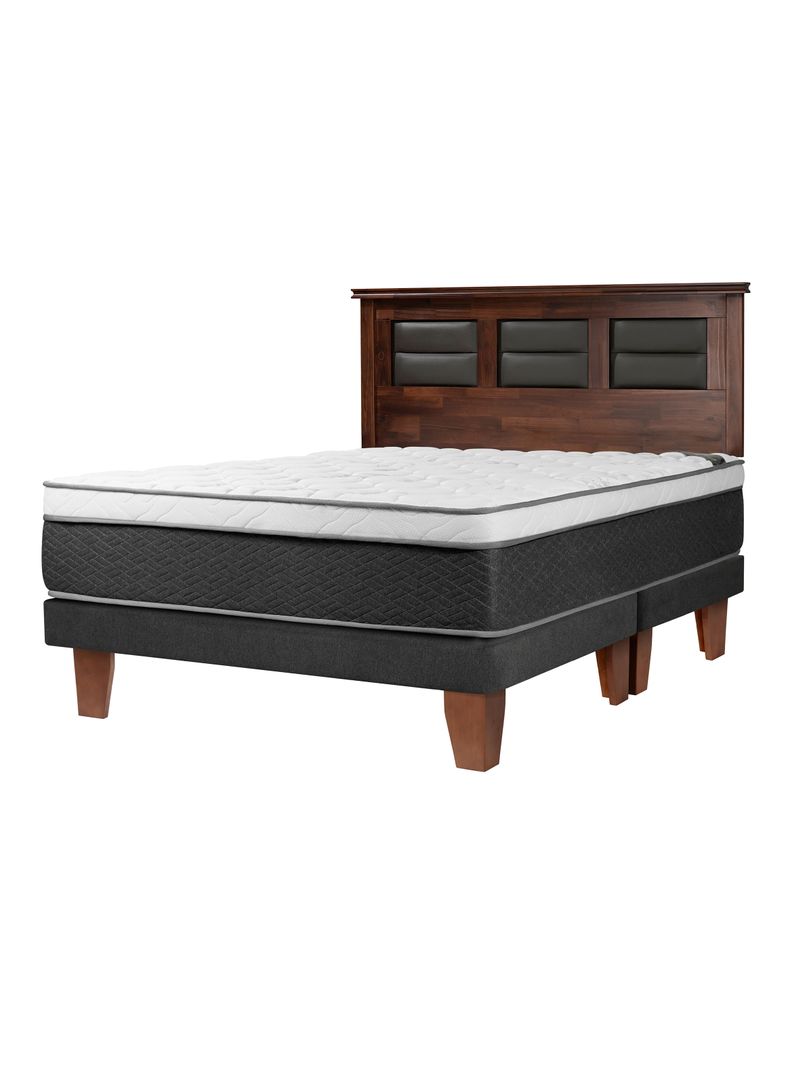 Cama Europea Everest Cobre King Respaldo Villarreal