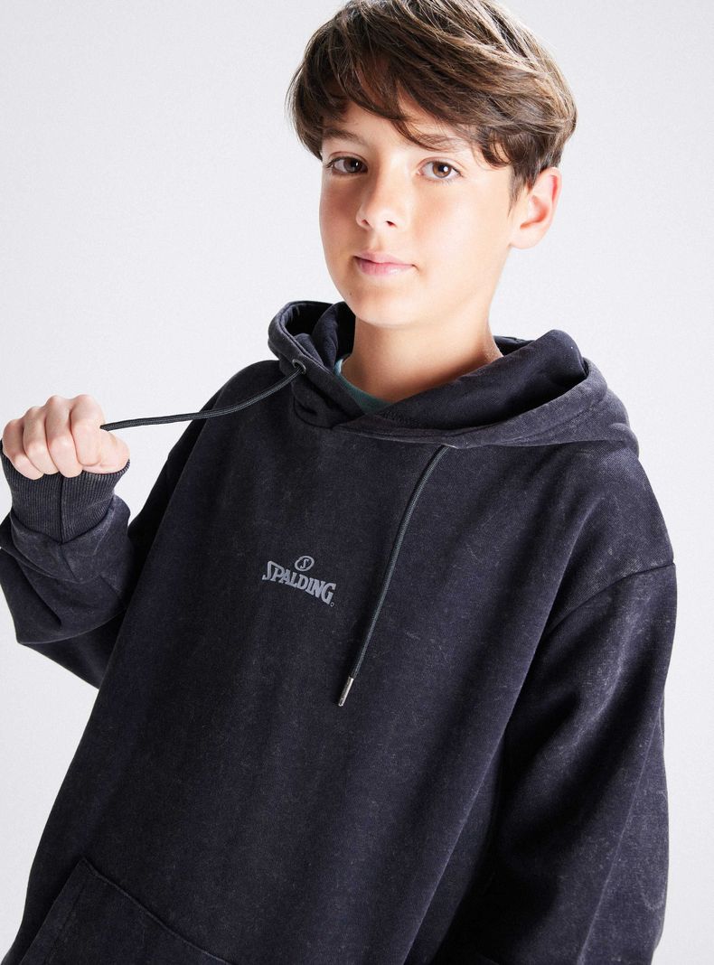 Polerón Hoodie con Color Desgastado-4